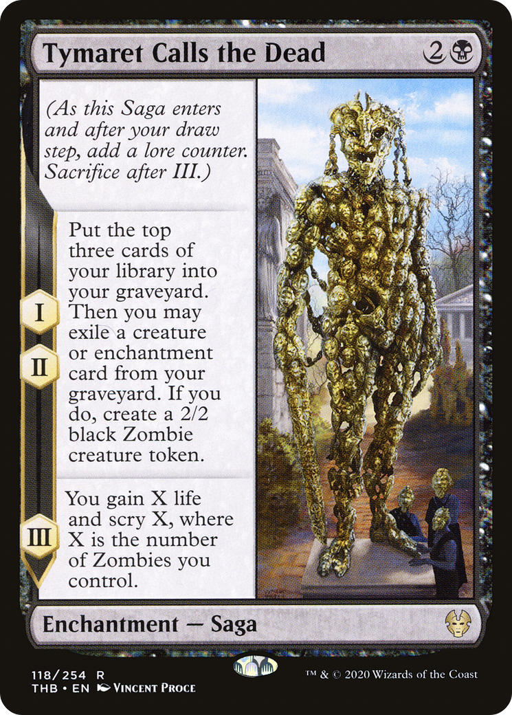 Tymaret Calls the Dead (THB-118) [Theros Beyond Death] Foil MTG Single Wizards of the Coast