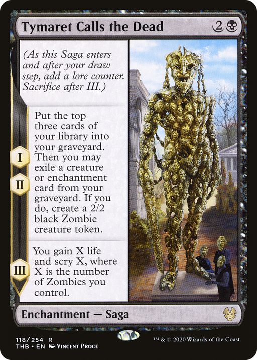 Tymaret Calls the Dead (THB-118) [Theros Beyond Death] MTG Single Wizards of the Coast