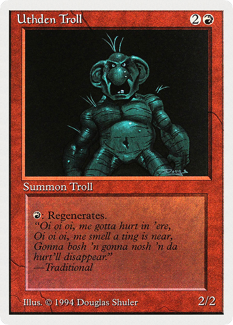 Uthden Troll (SUM-182) [Misc] Summer Magic / Edgar MTG Single Wizards of the Coast