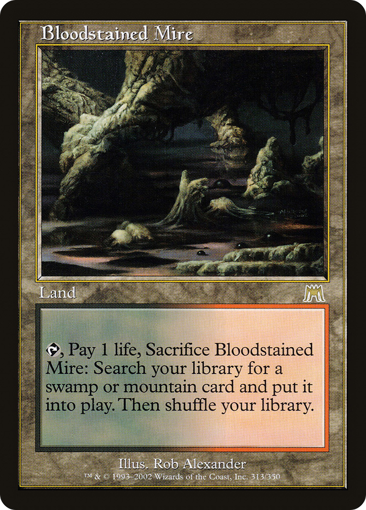 Bloodstained Mire (ONS-313) [Onslaught] Foil MTG Single Wizards of the Coast