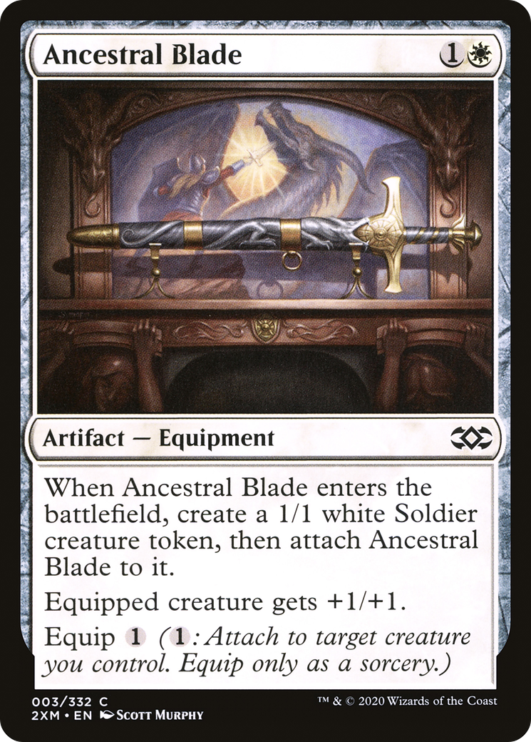Ancestral Blade (2XM-003) [Double Masters] Foil MTG Single Wizards of the Coast