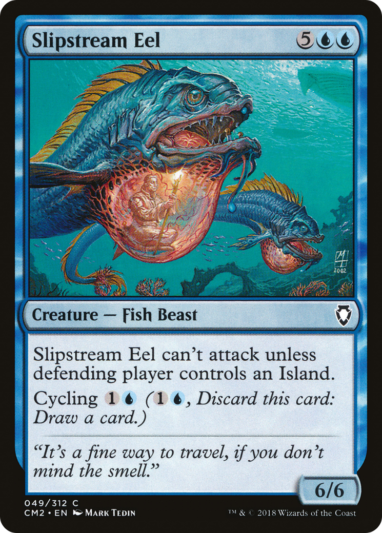 Slipstream Eel (CM2-049) [Commander Anthology Volume II] MTG Single Wizards of the Coast
