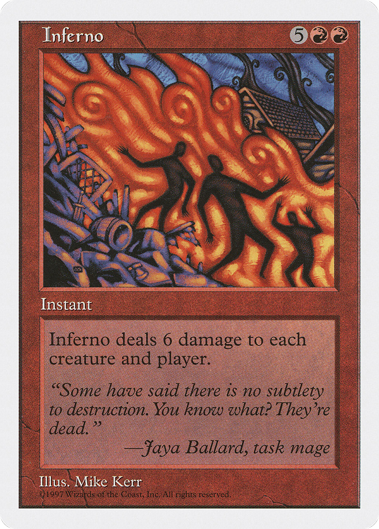 Inferno (5ED-243) [Fifth Edition] MTG Single Wizards of the Coast