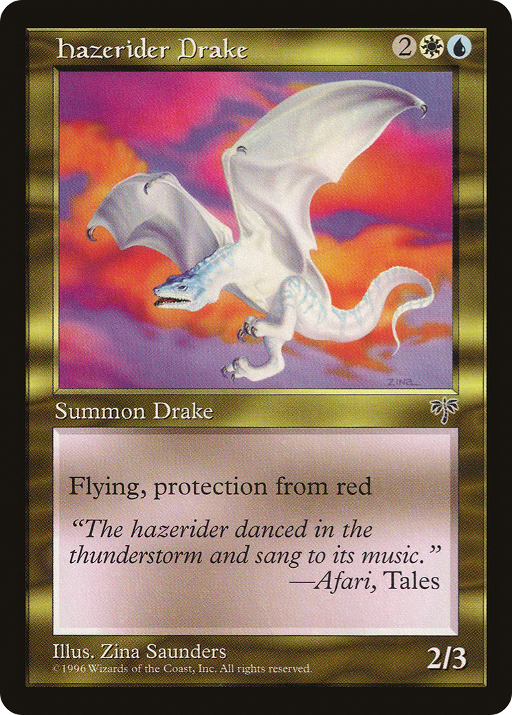 Hazerider Drake (MIR-268) [Mirage] MTG Single Wizards of the Coast