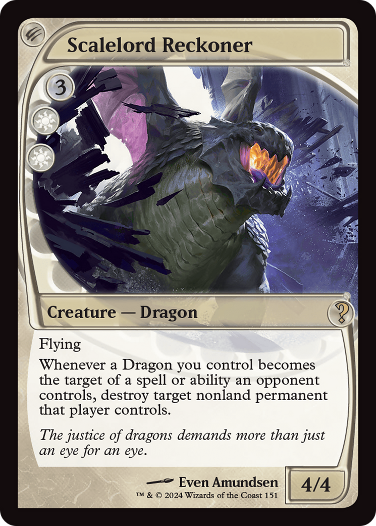 Scalelord Reckoner (Future Sight) (MB2-151) [Mystery Booster] Mystery Booster 2 MTG Single Wizards of the Coast