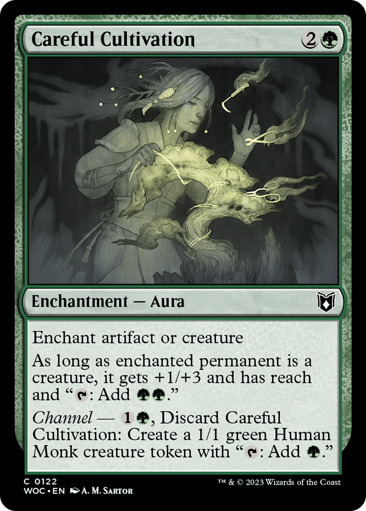Careful Cultivation (WOC-122) [Wilds of Eldraine Commander] MTG Single Wizards of the Coast