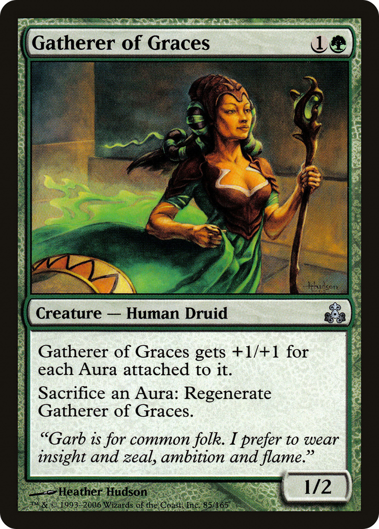 Gatherer of Graces (GPT-085) [Guildpact] Foil MTG Single Wizards of the Coast