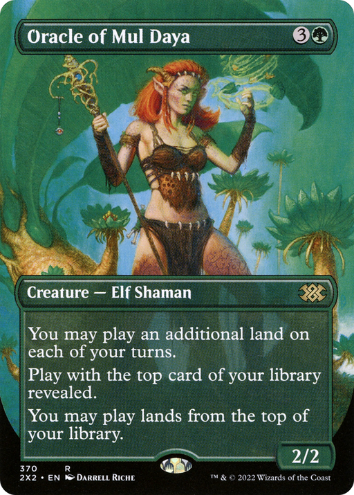 Oracle of Mul Daya (2X2-370) [Double Masters 2022] (Borderless) MTG Single Wizards of the Coast