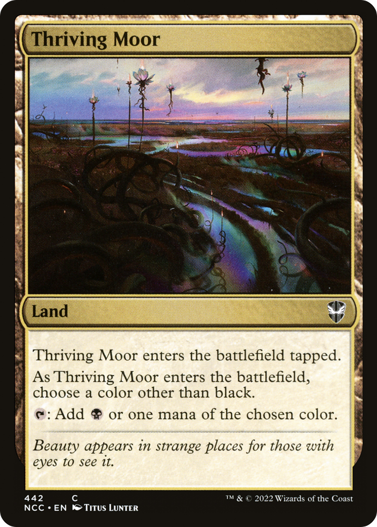 Thriving Moor (NCC-442) [New Capenna Commander] MTG Single Wizards of the Coast