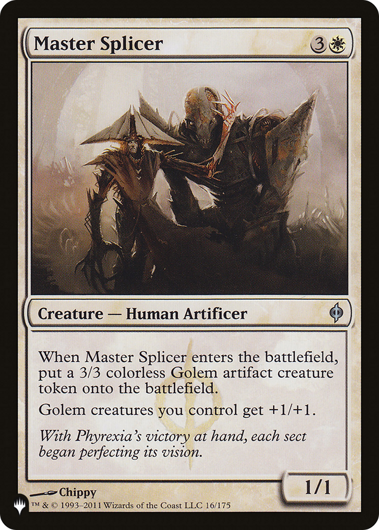 Master Splicer (LIST-NPH-16) [Mystery Booster] The List MTG Single Wizards of the Coast