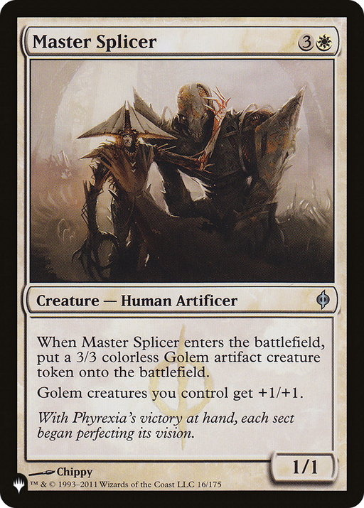 Master Splicer (LIST-NPH-16) [Mystery Booster] The List MTG Single Wizards of the Coast