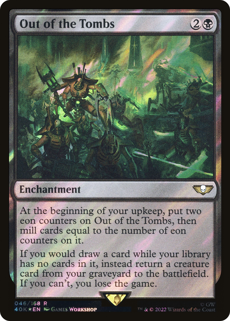 Out of the Tombs (40K-46★) [Warhammer 40,000 Commander] Foil MTG Single Wizards of the Coast