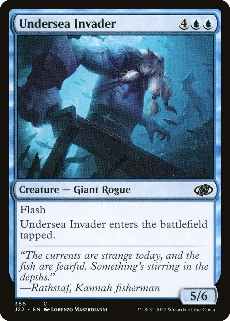 Undersea Invader (J22-366) [Jumpstart 2022] MTG Single Wizards of the Coast