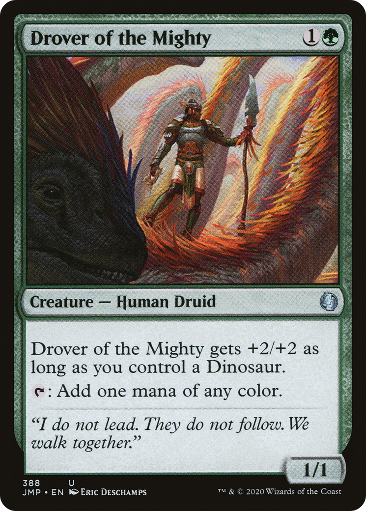 Drover of the Mighty (JMP-388) [Jumpstart] MTG Single Wizards of the Coast