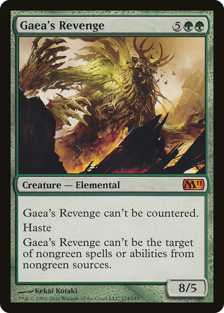 Gaea's Revenge (M11-174) [Magic 2011] Foil MTG Single Wizards of the Coast