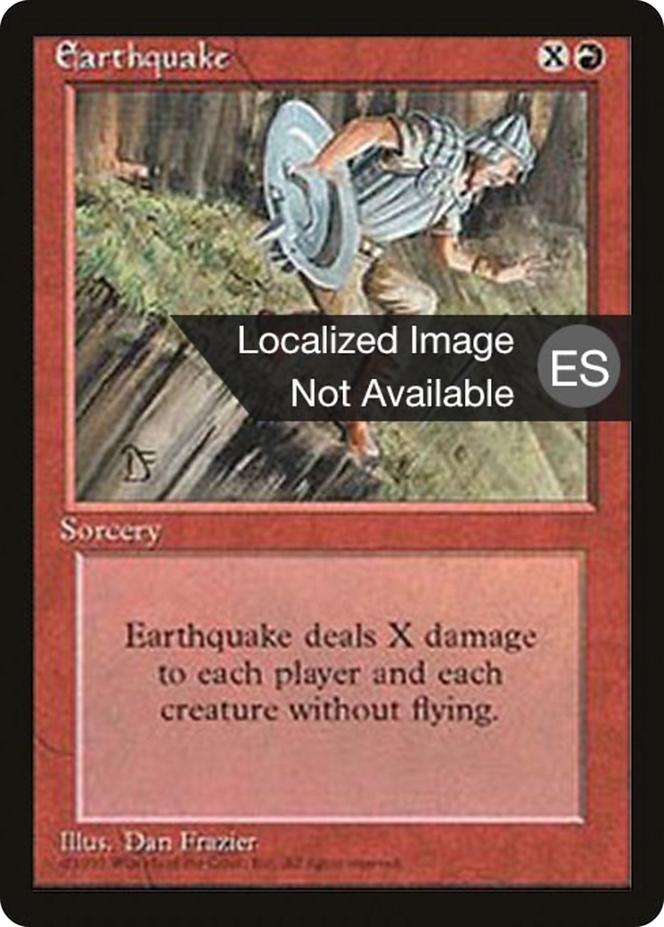Earthquake (4BB-) [Fourth Edition Foreign Black Border] MTG Single Wizards of the Coast