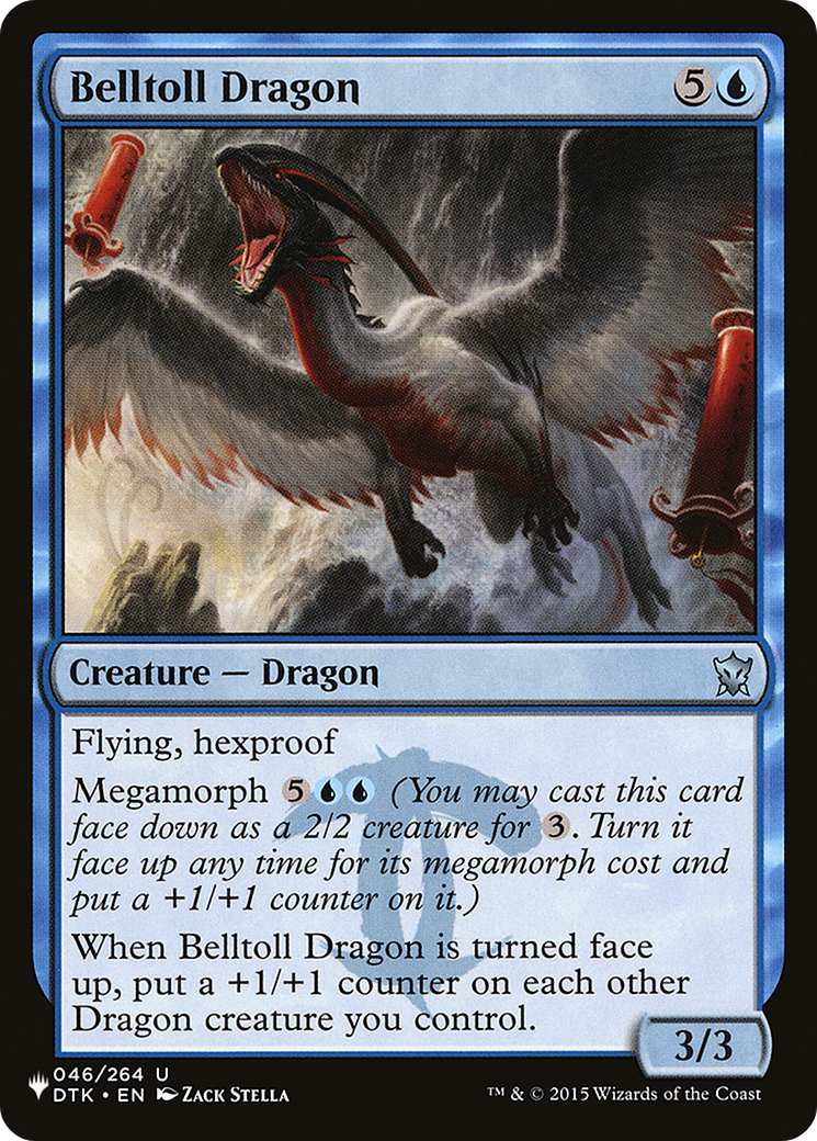 Belltoll Dragon (LIST-DTK-46) [Mystery Booster] The List MTG Single Wizards of the Coast