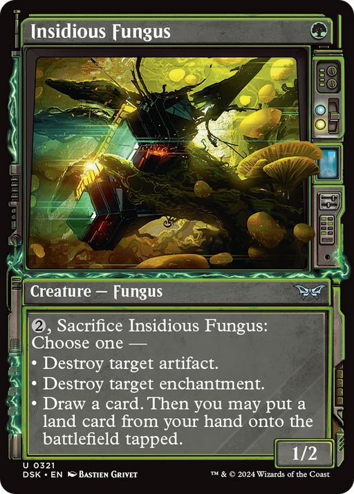 Insidious Fungus (DSK-321) [Duskmourn: House of Horror] (Showcase) MTG Single Wizards of the Coast