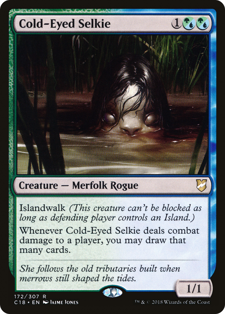 Cold-Eyed Selkie (C18-172) [Commander 2018] MTG Single Wizards of the Coast