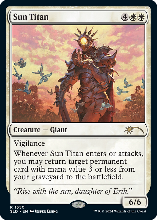 Sun Titan (SLD-1550) [Secret Lair] Drop MTG Single Wizards of the Coast