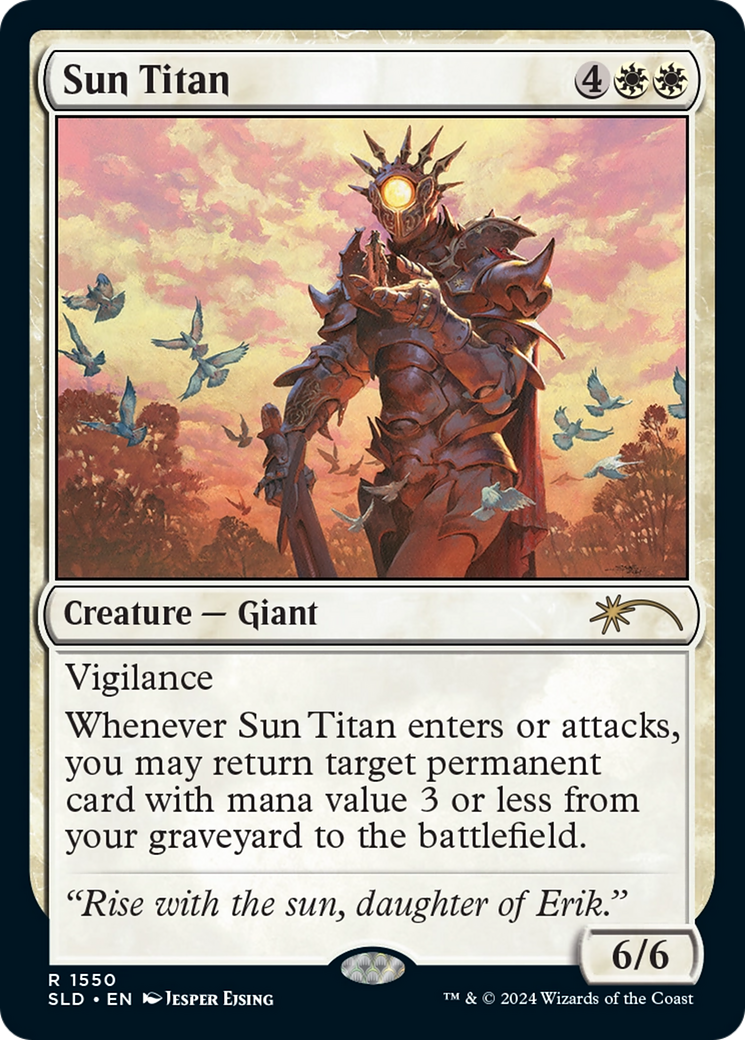 Sun Titan (SLD-1550) [Secret Lair] Drop MTG Single Wizards of the Coast