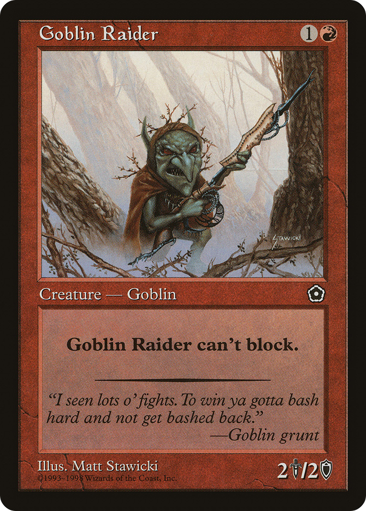 Goblin Raider (P02-103) [Misc] Portal Second Age MTG Single Wizards of the Coast