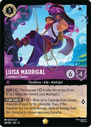 Luisa Madrigal - Confident Climber (60/204) [Wilds Unknown] Cold Foil Lorcana Single Disney