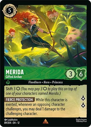 Merida - Gifted Archer (89/204) [Wilds Unknown] Lorcana Single Disney