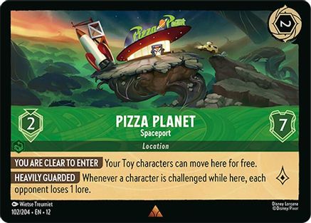 Pizza Planet - Spaceport (102/204) [Wilds Unknown] Cold Foil Lorcana Single Disney