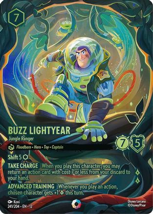 Buzz Lightyear - Jungle Ranger (Iconic) (241/204) [Wilds Unknown] Holofoil Lorcana Single Disney