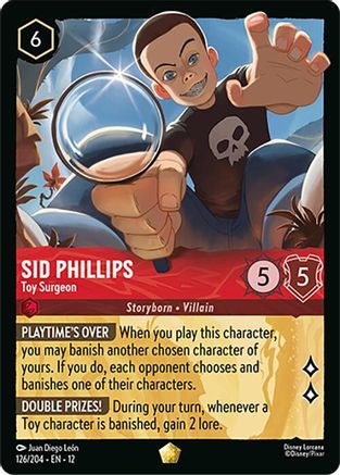 Sid Phillips - Toy Surgeon (126/204) [Wilds Unknown] Cold Foil Lorcana Single Disney