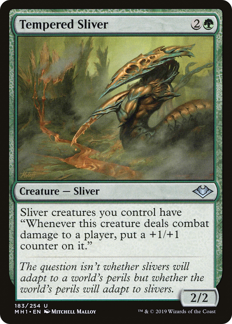 Tempered Sliver (MH1-183) [Modern Horizons] MTG Single Modern Horizons