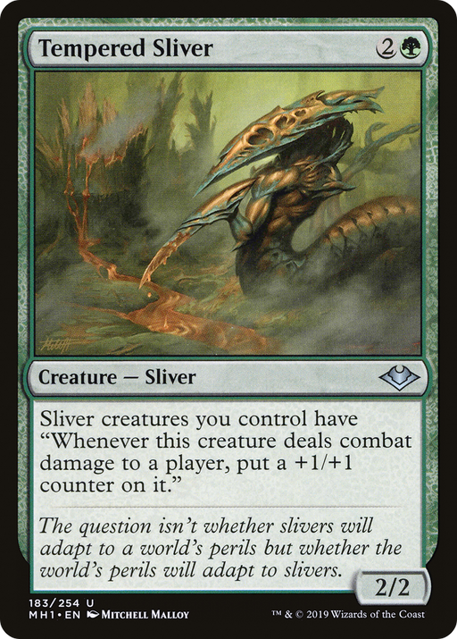 Tempered Sliver (MH1-183) [Modern Horizons] MTG Single Modern Horizons