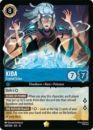 Kida - Crystal Scion (160/204) [Wilds Unknown] Cold Foil Lorcana Single Disney