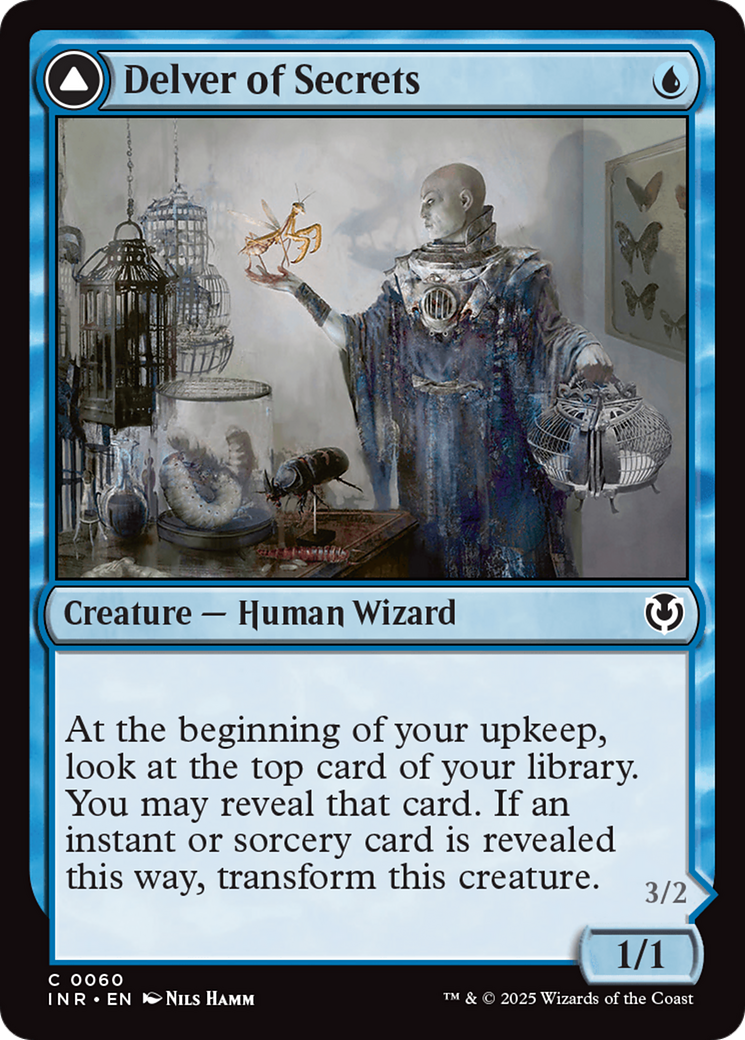 Delver of Secrets (INR-060) [Innistrad Remastered] Foil MTG Single Wizards of the Coast