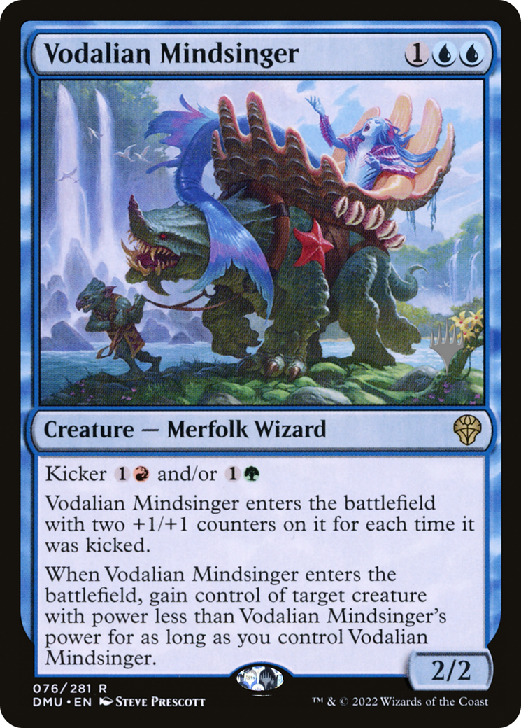 Vodalian Mindsinger (PPDMU-076) [Dominaria United Promos] Foil MTG Single Wizards of the Coast