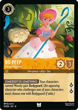 Bo Peep - Caring Shepherd (13/204) [Wilds Unknown] Cold Foil Lorcana Single Disney