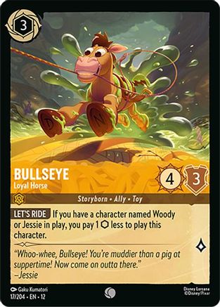 Bullseye - Loyal Horse (17/204) [Wilds Unknown] Lorcana Single Disney