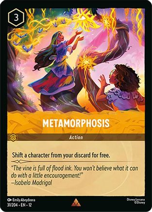 Metamorphosis (31/204) [Wilds Unknown] Lorcana Single Disney
