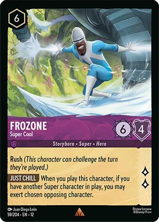Frozone - Super Cool (59/204) [Wilds Unknown] Lorcana Single Disney