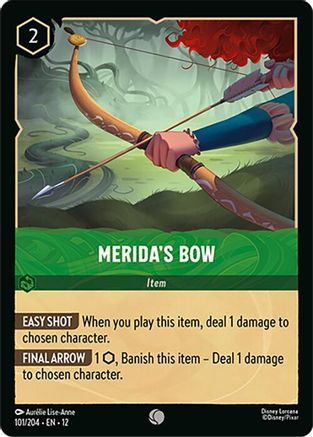 Merida's Bow (101/204) [Wilds Unknown] Cold Foil Lorcana Single Disney