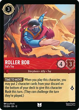 Roller Bob - Sid's Toy (113/204) [Wilds Unknown] Lorcana Single Disney