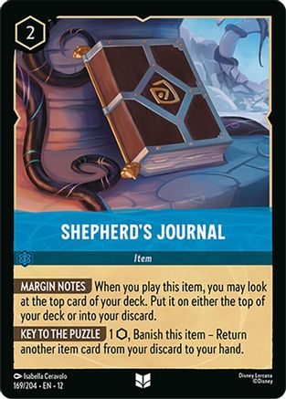 Shepherd's Journal (169/204) [Wilds Unknown] Lorcana Single Disney