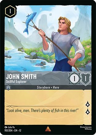 John Smith - Skillful Explorer (192/204) [Wilds Unknown] Cold Foil Lorcana Single Disney