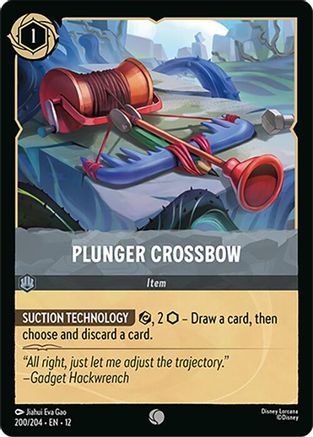 Plunger Crossbow (200/204) [Wilds Unknown] Lorcana Single Disney