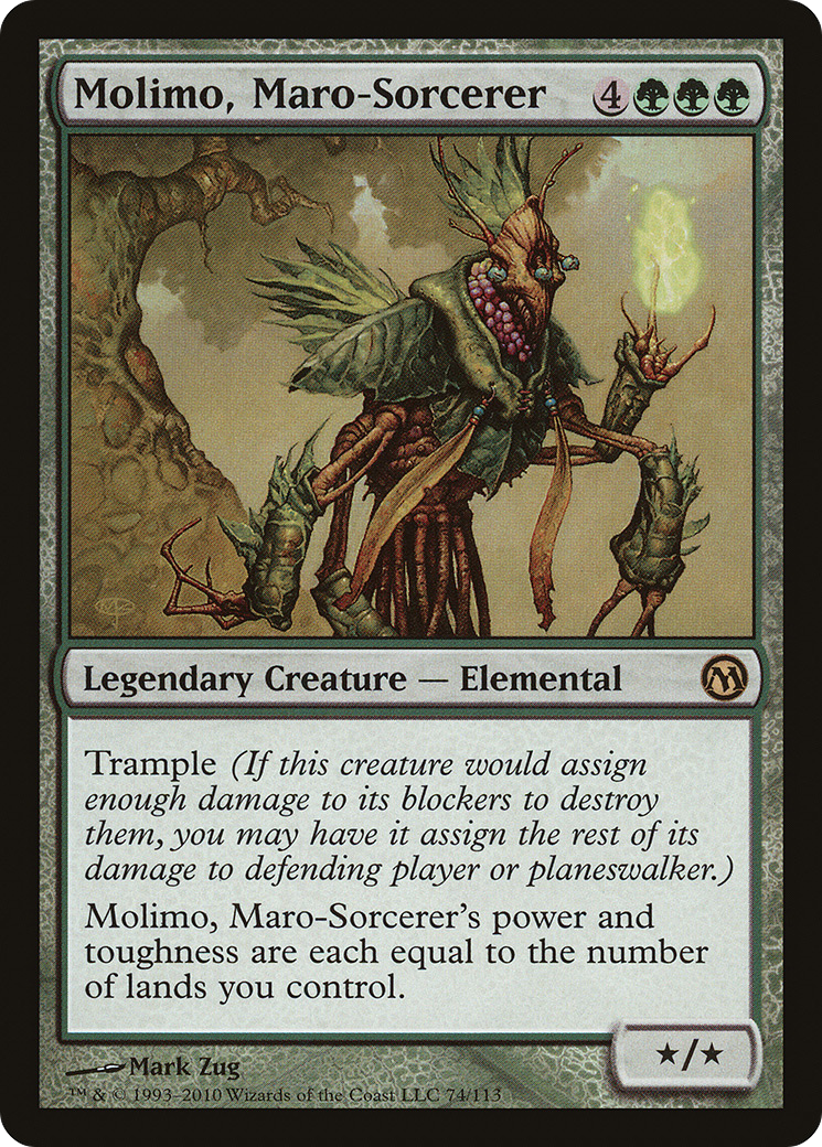Molimo, Maro-Sorcerer (DPA-074) [Misc] Duels of the Planeswalkers MTG Single Wizards of the Coast