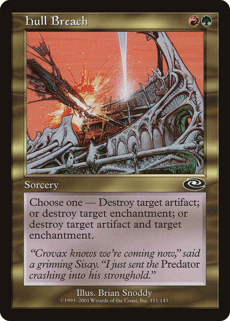 Hull Breach (PLS-111) [Planeshift] MTG Single Wizards of the Coast