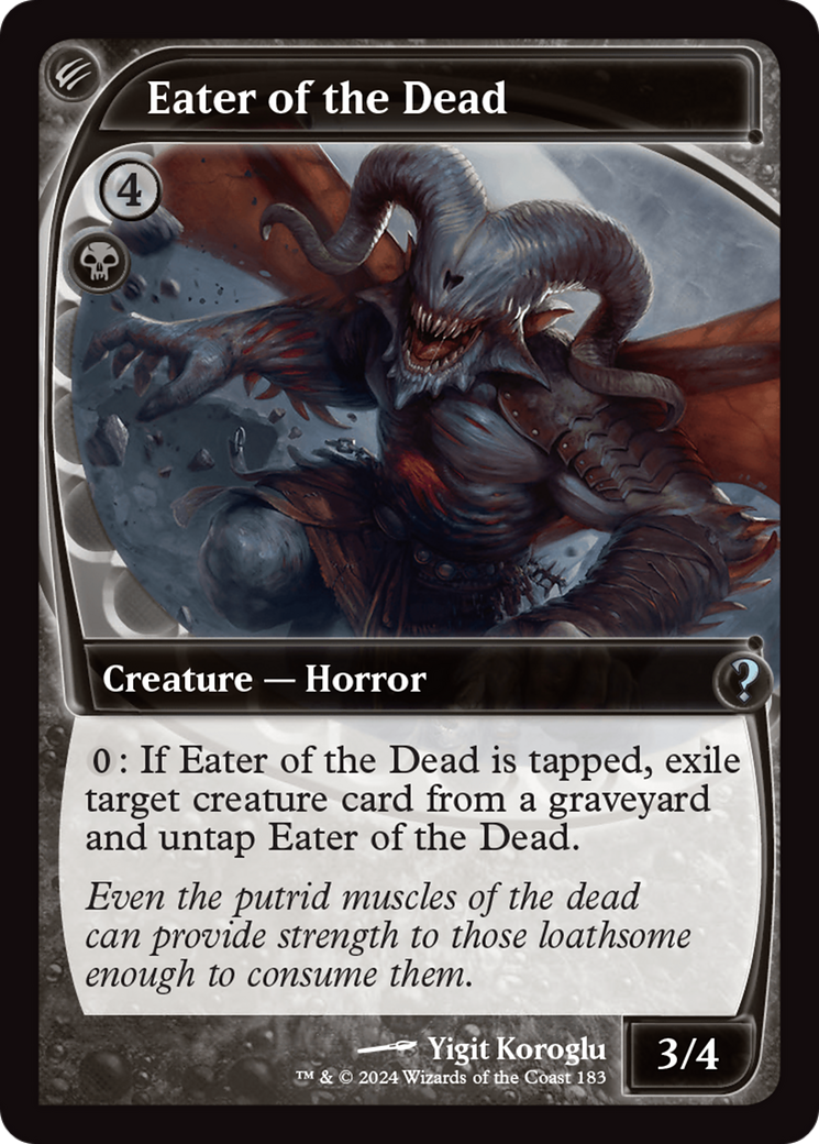 Eater of the Dead (Future Sight) (MB2-183) [Mystery Booster] Mystery Booster 2 Foil MTG Single Wizards of the Coast