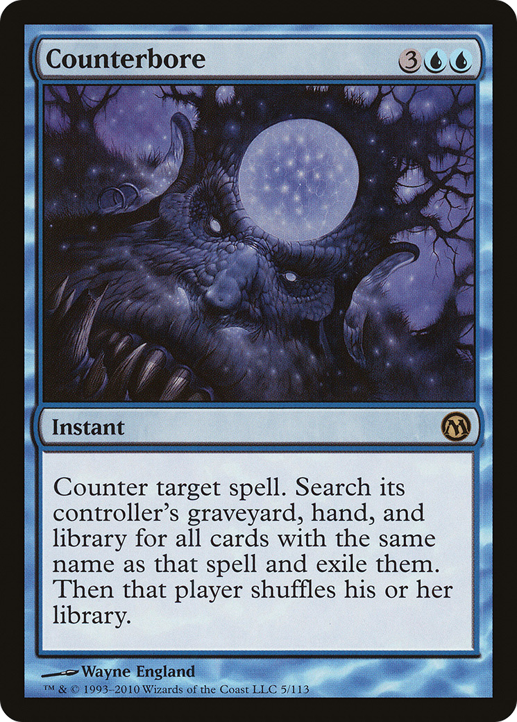 Counterbore (DPA-005) [Misc] Duels of the Planeswalkers MTG Single Wizards of the Coast