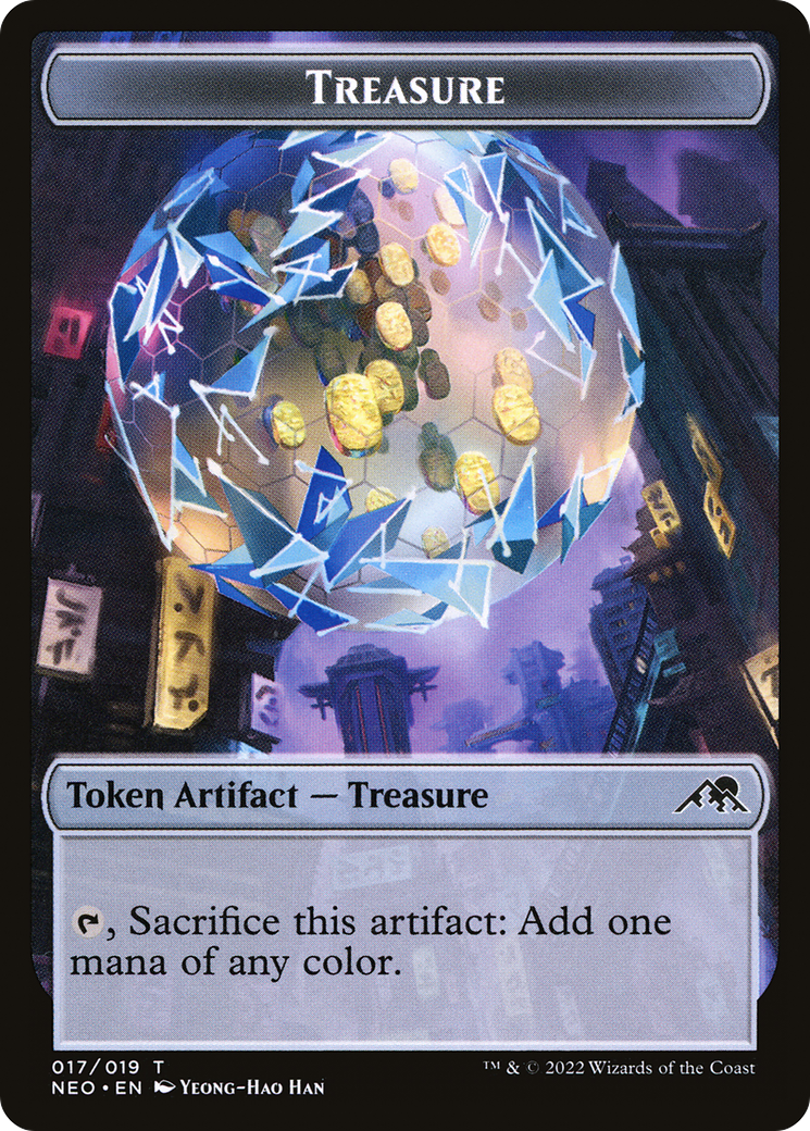 Treasure (NEO-017) [Tokens] Kamigawa: Neon Dynasty Tokens MTG Single Wizards of the Coast